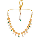Abharan Gold Plated Lightly Embellished Necklace