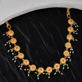 Abharan Gold Plated Lightly Embellished Necklace