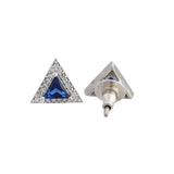 Sparkling Essentials Blue Triangular Mangalsutra Set