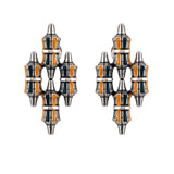 Zulu Amahle Oversized Enameled Stud
