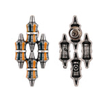 Zulu Amahle Oversized Enameled Stud