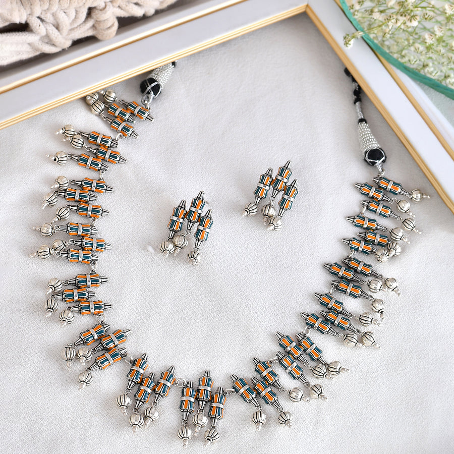 Zulu Mallika Collar Necklace Set