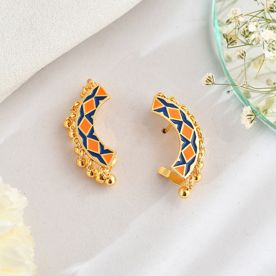Zulu Neema Enameled Ear Cuff
