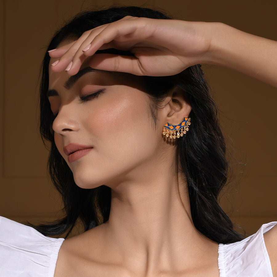 Zulu Neema Enameled Ear Cuff
