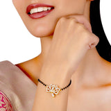 CZ Mangalsutra & Bracelet Round Brass Bracelet
