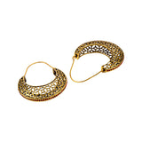 Arabian Nights Brass Earrings