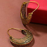 Arabian Nights Brass Earrings