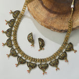 Arabian Nights Round Brass Necklace Sets