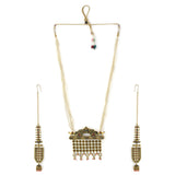 Arabian Nights Antique Gold Round Brass Jewellery Set