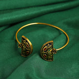 Arabian Nights Half Moon Cuff Bracelet