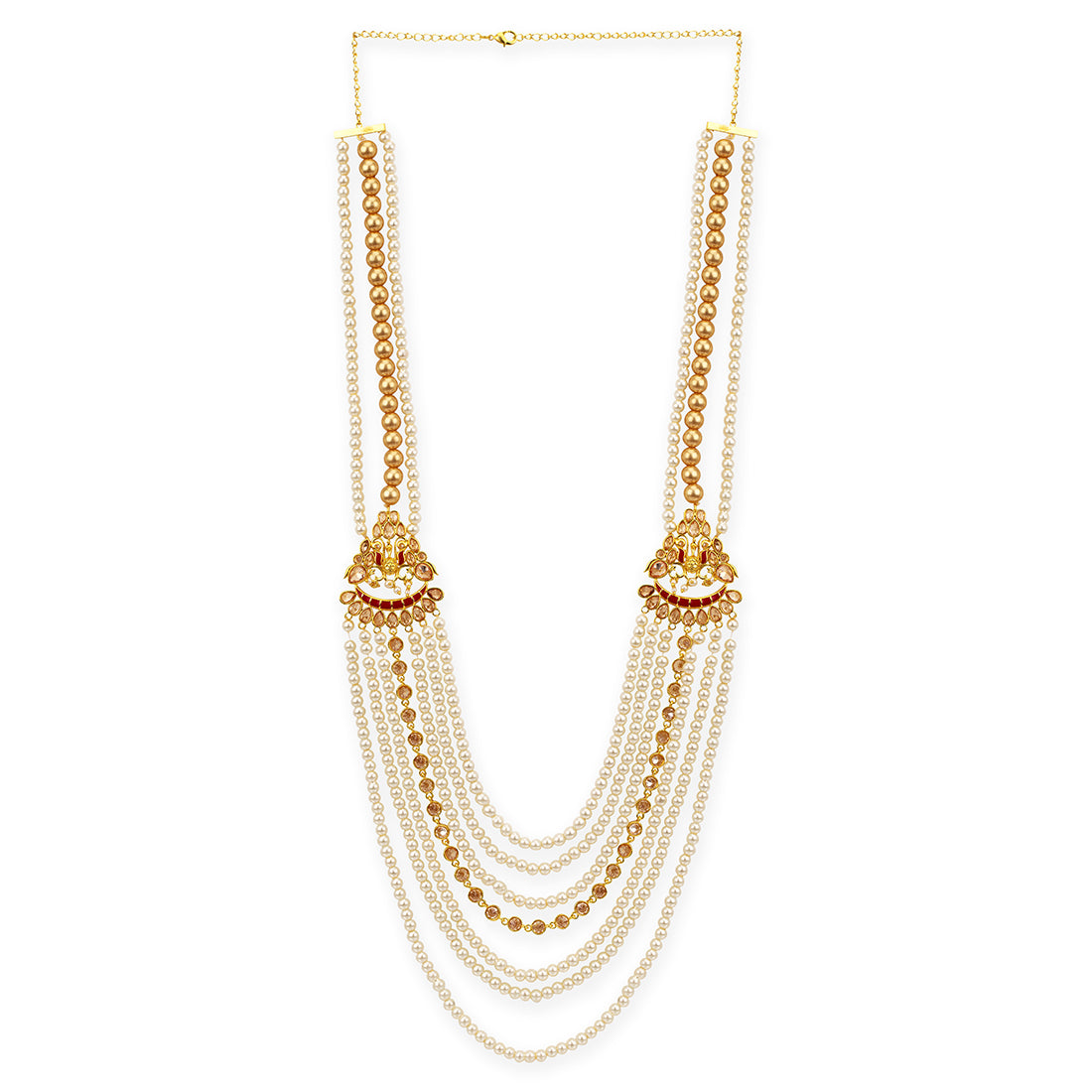 Apsara Groom Multilayered Pearl Necklace