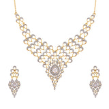 Peacock Regal Gold Necklace Set