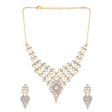 Peacock Regal Gold Necklace Set