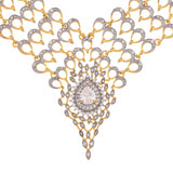 Peacock Regal Gold Necklace Set