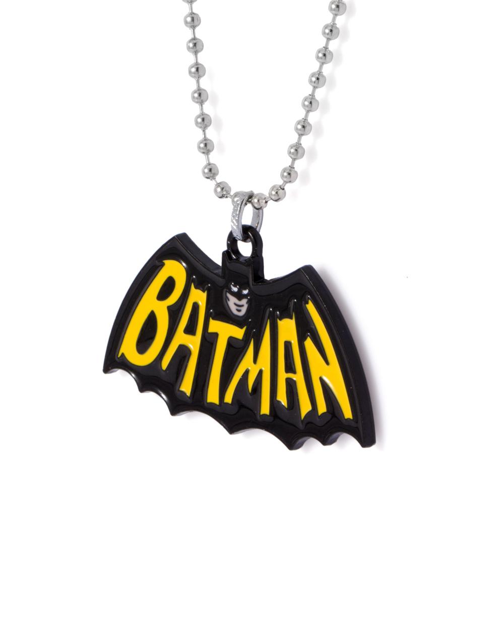 Black Bat Design Pendant With Chain