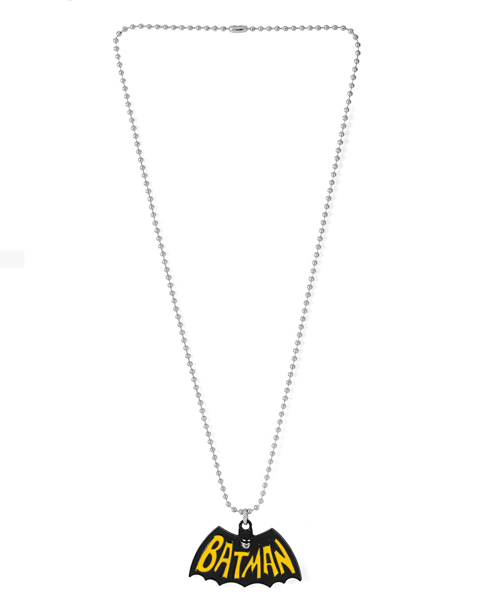 Black Bat Design Pendant With Chain