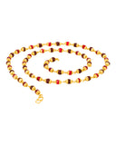 Gold Plated Chain Graced with Rudraksha Beads