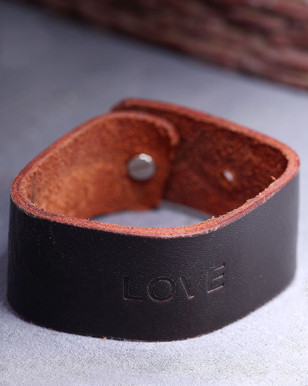 Love Scribbled Band Bracelet For Men