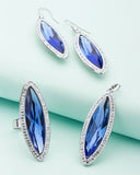 Mixed Combo Pack Of 3 Adorned With Blue Stone