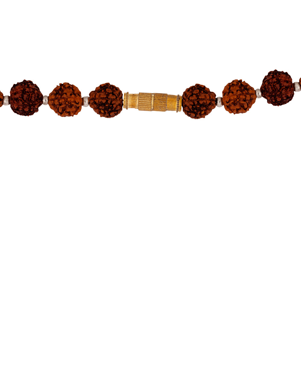 Natural Beads Rudraksha Griffin Necklace