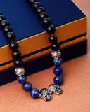 Natural Beads Skulls Beaded Chain