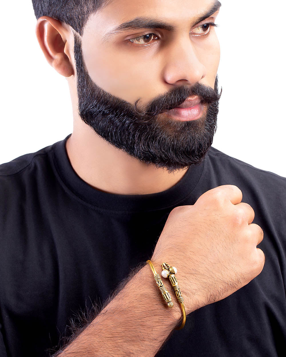 Buy Mahi Lord Shiv Mahakal Shiva Trisul Leather Bracelet Kada for Men  BR1100461R Online at Best Prices in India  JioMart