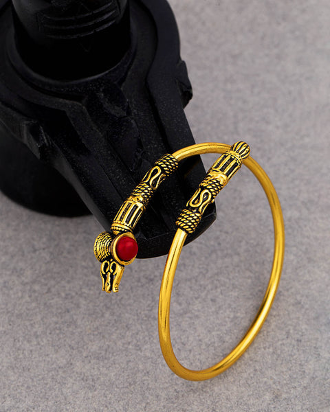 Om Gold Bracelet - Ethnic Design for traditional you.