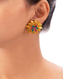 Southern Bling Floral Stud Earrings