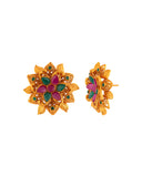 Southern Bling Floral Stud Earrings