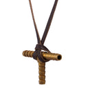 T Joint Detailing Pendant With Chain For Men